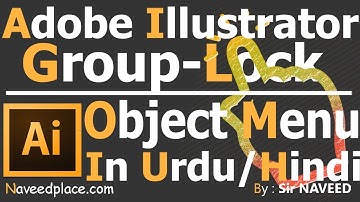 Adobe illustrator | Object Menu  Tutorial - In Urdu/Hindi