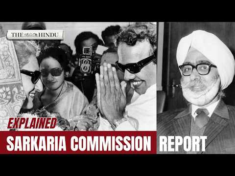 What was the Sarkaria Commission report that shook Tamil Nadu politics