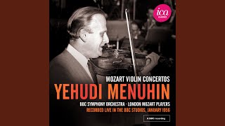 Violin Concerto No. 1 in B-Flat Major, K. 207: II. Adagio (Cadenza by Yehudi Menuhin)