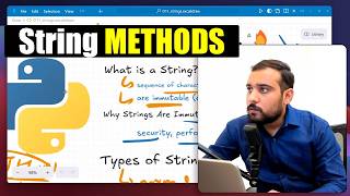 Mostly Used String Methods for Python Developers 🔥 | Python 100 DAYS SERIES