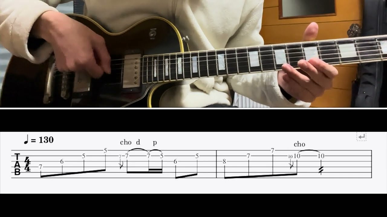 TAB譜] Sweet Emotion(相川七瀬) Guitar solo cover [ギター] - YouTube