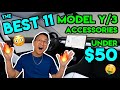 🚗🔥 Best TESLA MODEL Y Accessories 11 Best UNDER $50🔥🤑fits Model 3!