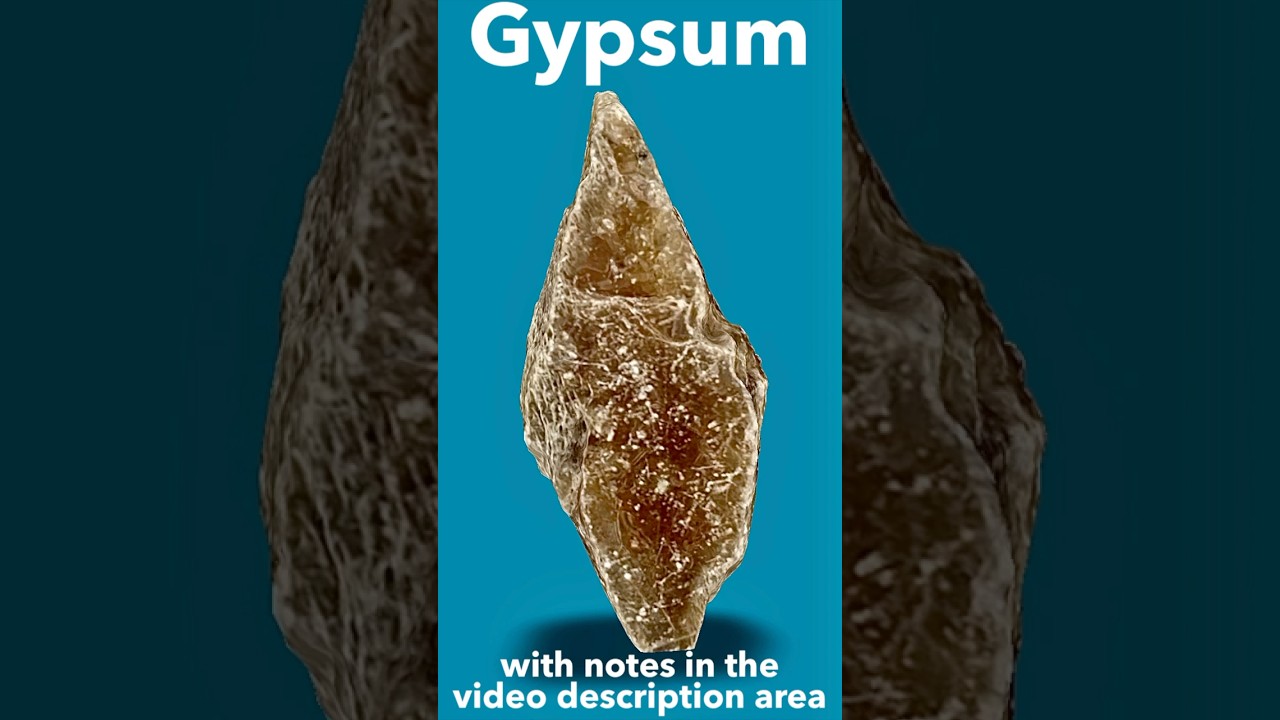 Идентифицирован кристаллический минерал гипса