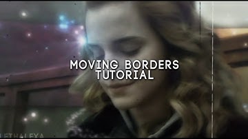 moving borders tutorial // after effects