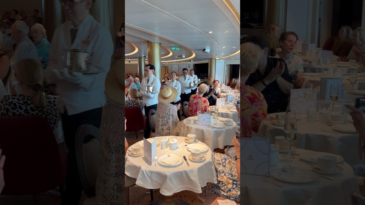 Afternoon Tea Cunard Queen Anne Hosted Cruise