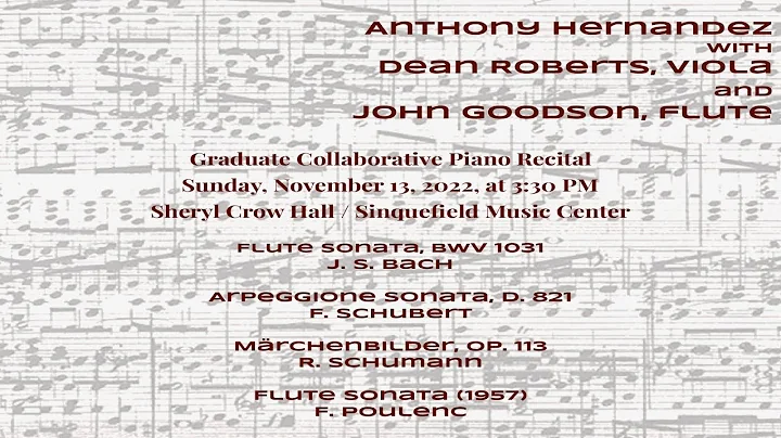 Anthony Hernandez's Collaborative Piano Recital