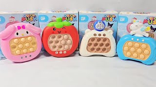 ASMR Playing Pop it Electronic Fast Push Game Fidget Toy | Stage Mode | Level Mode