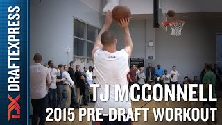 TJ McConnell 2015 NBA Draft Workout Video - DraftExpress