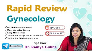 Gynecology Rapid Review By Dr. Ramya Gubba screenshot 3