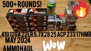 Ammo Haul May 2024! 500+ Rounds! I'm buying EVERYTHING!