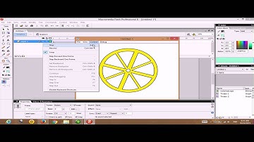 Animasi Roda Berputar Sederhana Macromedia flash 8