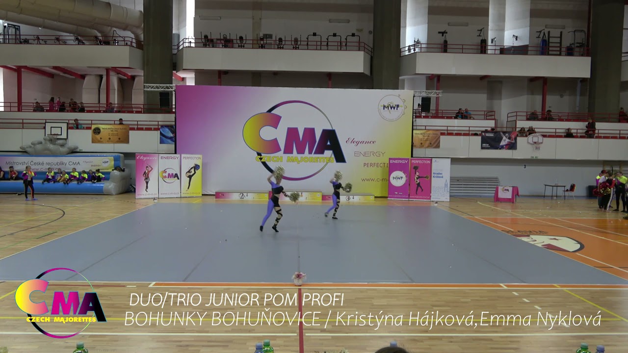 CMA MČR 2021 BOHUNKY BOHUŇOVICE Kristýna Hájková,Emma Nyklová/ DUO JUNIOR POM PROFI