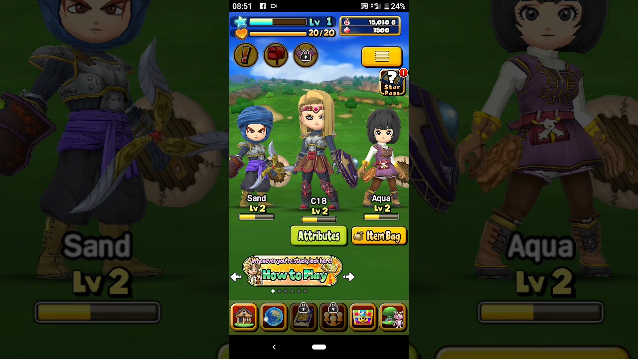 Dragon Quest of the Stars gameplay 2 Android version