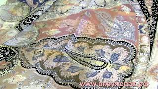 Платок Из Натурального Шёлка Roeckl Персидский Гороскоп, Цвет Патина