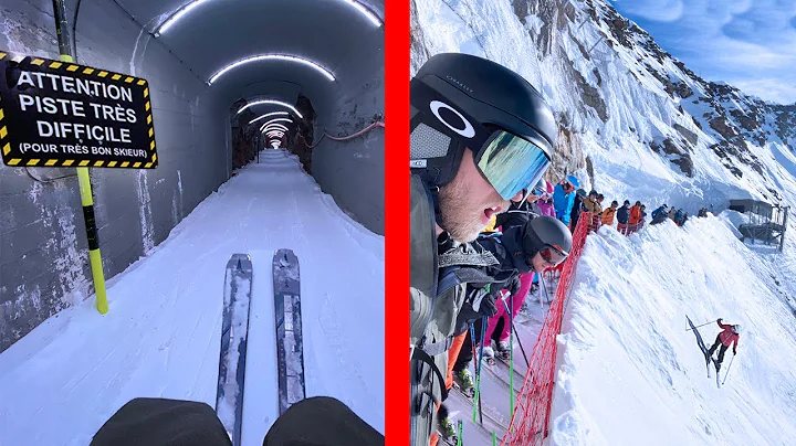 Dreaded Tunnel: Skiing Le Tunnel in Alpe d'Huez — UNCUT