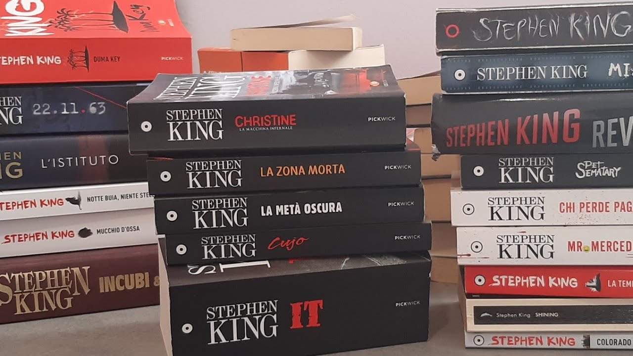 La mia collezione di libri di Stephen King - YouTube