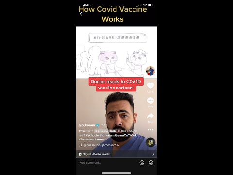 Doctor reacts: covid vaccine cartoon #shorts