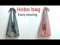 DIY Make a hobo bag/hobo bag tutorial/10 minutes/호보백만들기/초간단 10분 완성/패턴공유