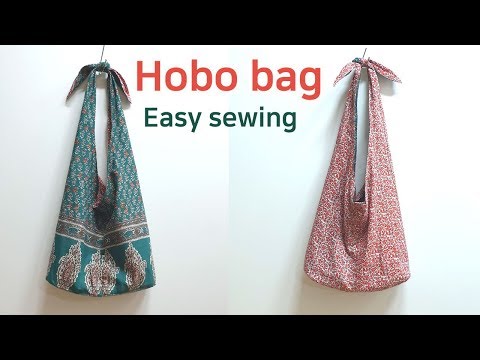 호보백만들기/초간단 10분 완성/숄더백 만들기/Make a hobo bag/Faça um saco de hobo/Machen Sie eine Hobo-Tasche/패턴공유