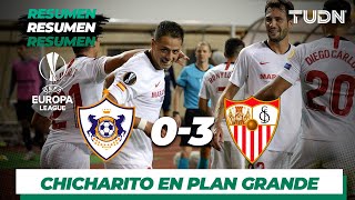 Resumen y goles | Qarabaj 0 - 3 Sevilla | Europa League Grupo A - J1 | TUDN