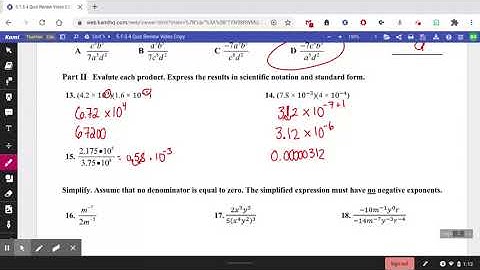 A1AB Unit 5.1-5.4 Review Video