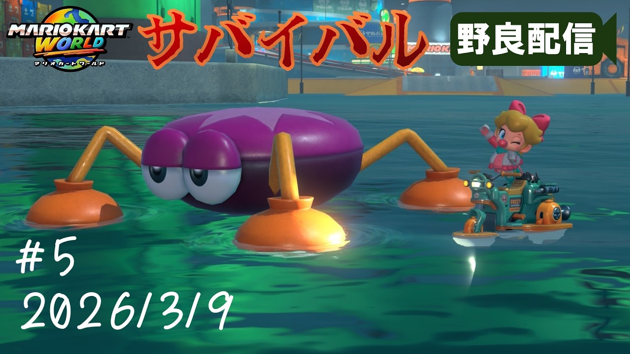 サバイバル Part 5「サブ垢じゃなきゃやってらんないよ！！」【マリオカートワールド】