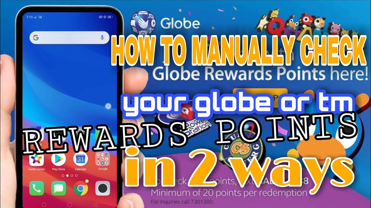 HOW TO MANUALLY CHECK YOUR GLOBE OR TM REWARDS POINTS IN 2 WAYS