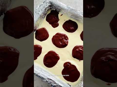 Fudgy Cheesecake Brownies with Creamy Swirl