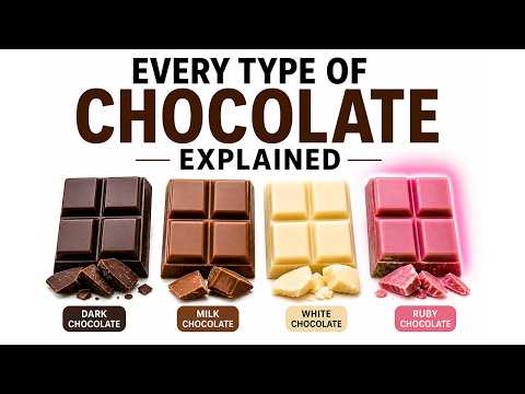 Every Type of Chocolate Explained | Dark, Milk, White & More | Everyday Explained