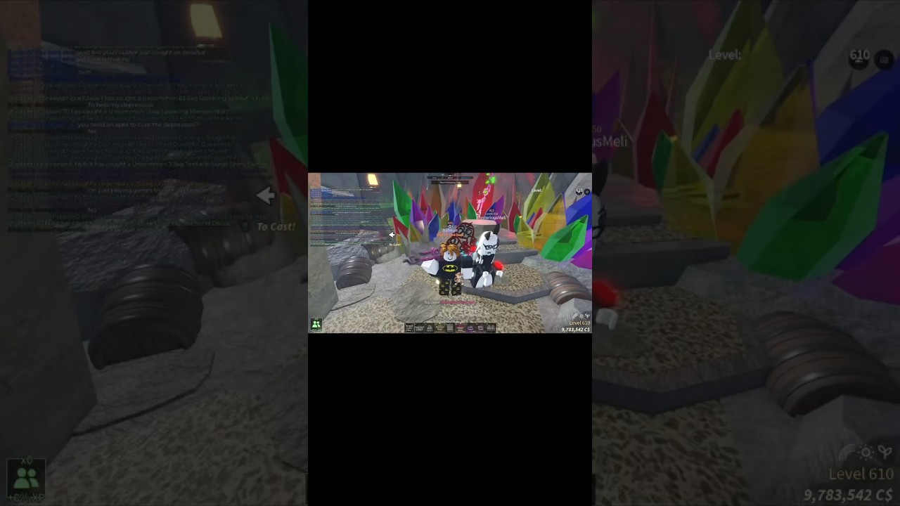 Rainbow Cluster Rod In Fisch