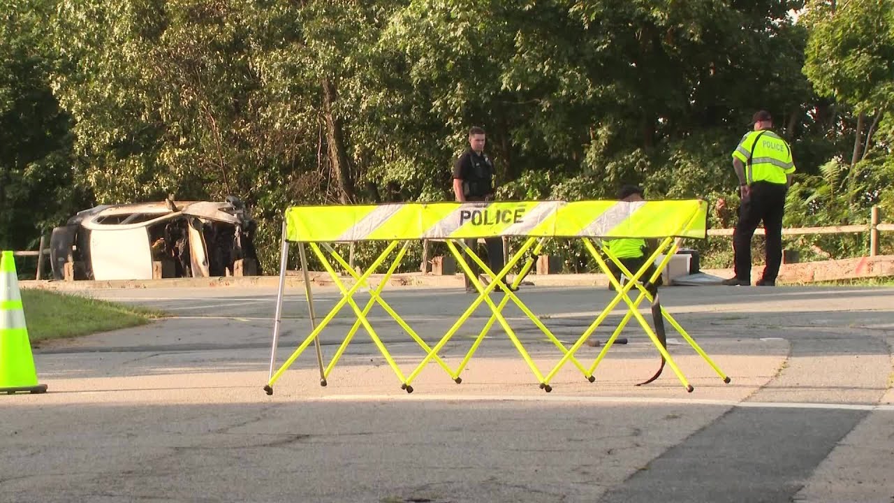 12 News Now: Man dies after rollover crash in East Providence - YouTube