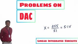 Problems on Digital to analog converter