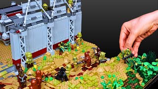 Building Trenches & Defenses For My Lego Clone Base Diorama MOC