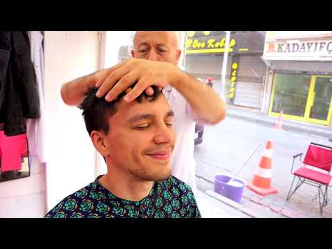 ASMR Very Hard Massage by Pink Barber with Neck Cracking Part 2