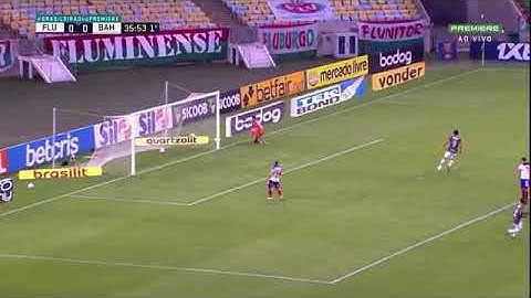 GOL DO FLUMINENSE HOJE GOL DE LUCCA FLUMINENSE 1X0 BAHIA BRASILEIRÃO 2021