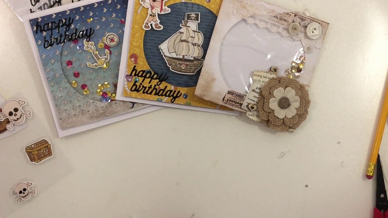 Paper CD Case Shaker Card part 2