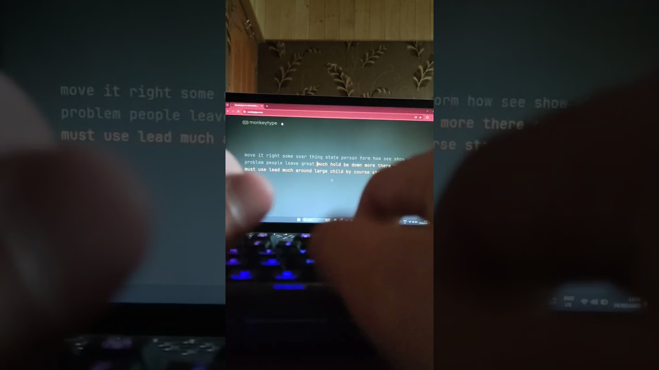Day 25 of typing above 80 wpm speed