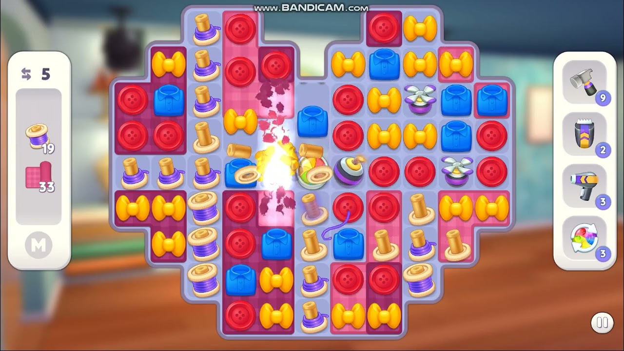 Makeover Match - Swap & Style level 398 no power-ups