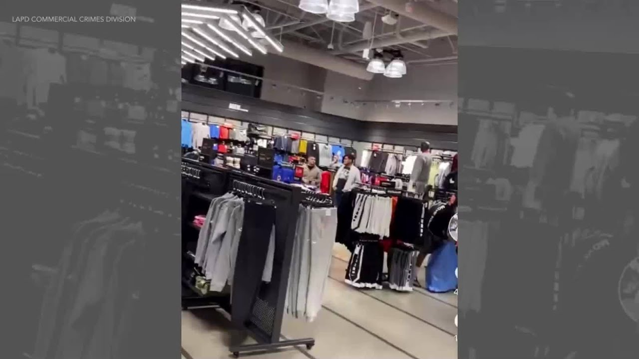 Flash mob thieves ransack Nike store in South L.A.