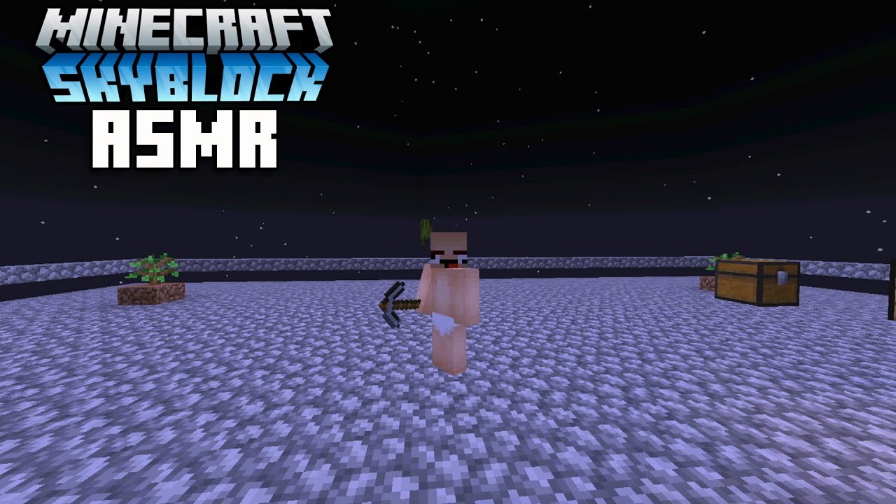 [ASMR] Minecraft Skyblock Survival Ep 3 (Whispering + Keyboard/Mouse ...