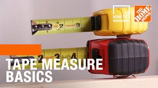 How-To Workshops - Tape Measure Basics | The Home Depot