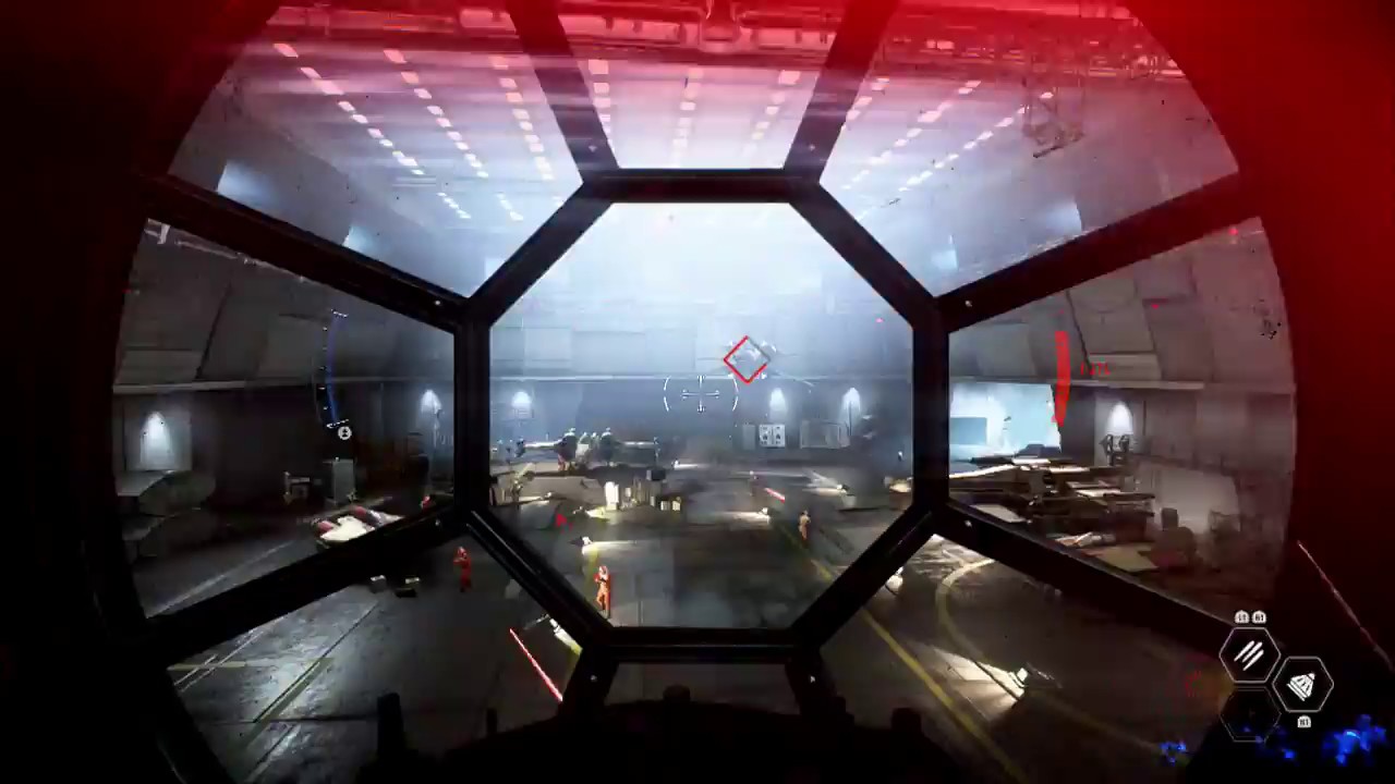 Star Wars Battlefront 2 Use Tie Fighter Assault Rebel Hangar YouTube