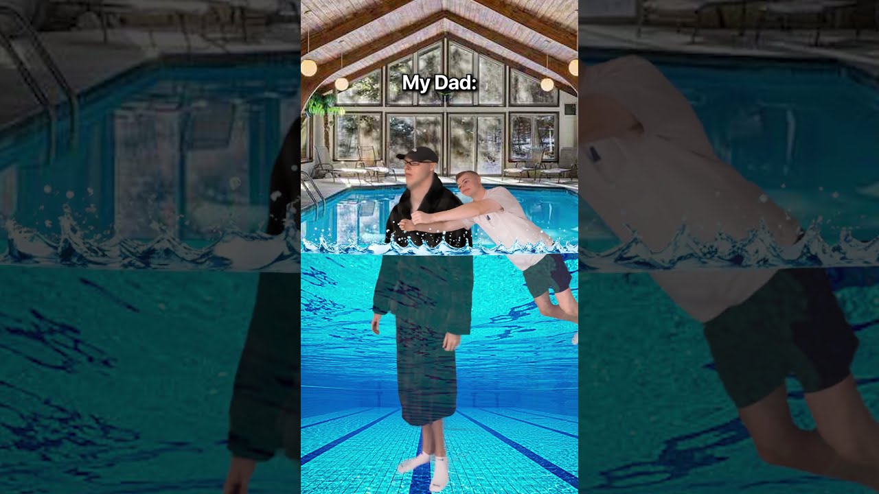 When Younger Me Got Lazy In The Pool Shorts