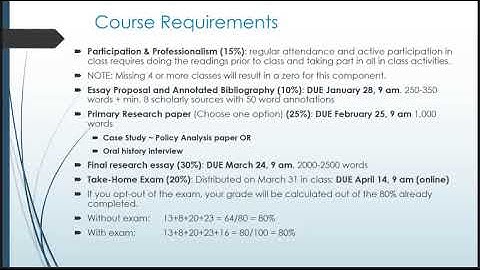 POSC 3600 - video on grading & pass/fail options