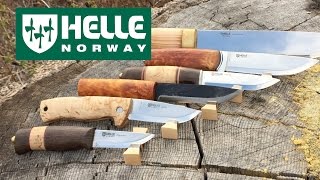 Helle Knives Mega Review: Eggen, Sigmund, Harding, HelleGT, Viking, Dokka, Lappland