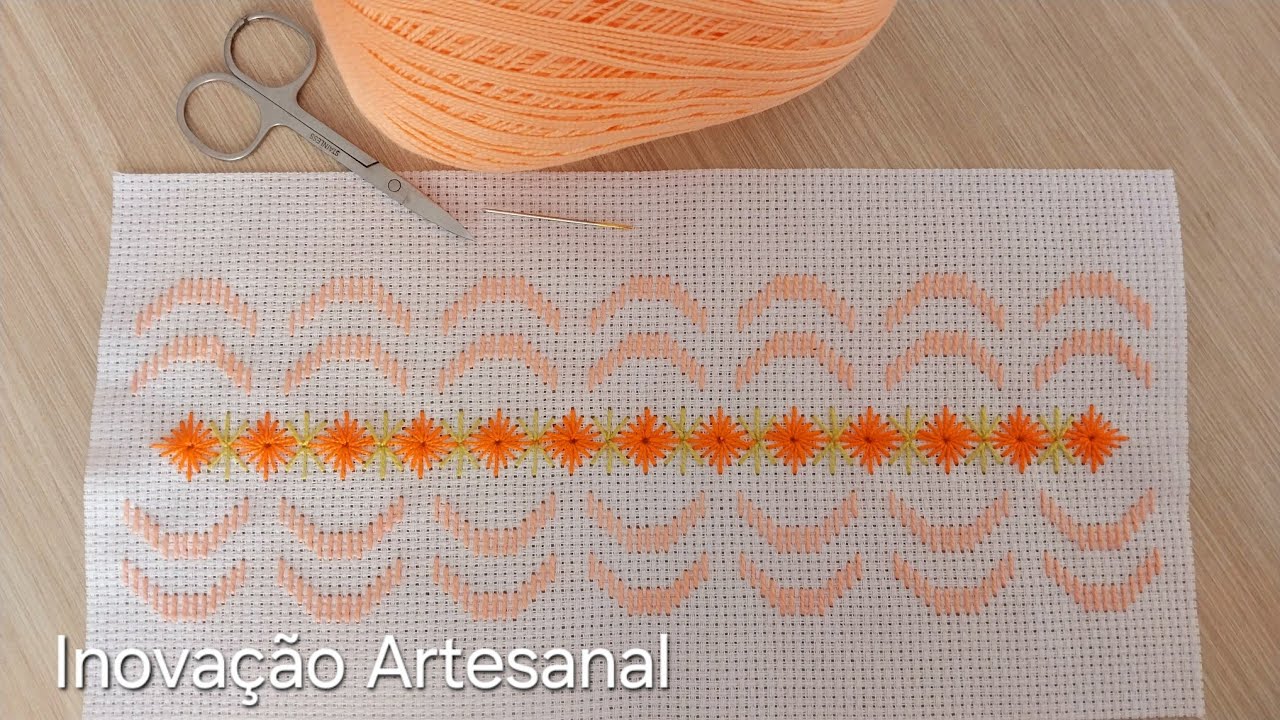 #291 Bordado para pano de prato