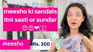 Meesho sandals haul under Rs 600||Yashasvi Rajpoot||❤❤