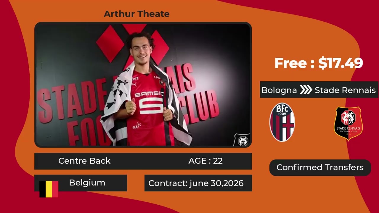 NEW CONFIRMED TRANSFERS SUMMER 2022