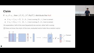 Code-based Cryptography (Crypto 2025)
