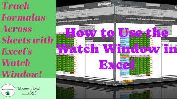 Track Formulas Across Sheets with Excel